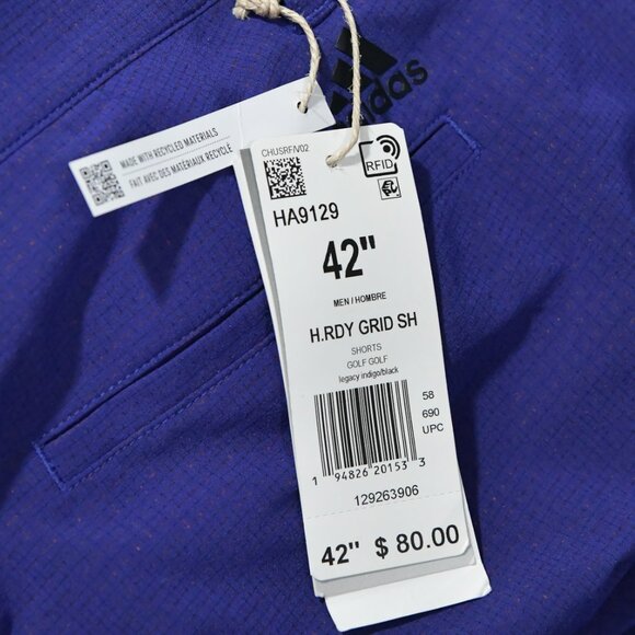 ADIDAS MEN H.RDY GRID SH  SHORTS  GOLF - Picture 5 of 7